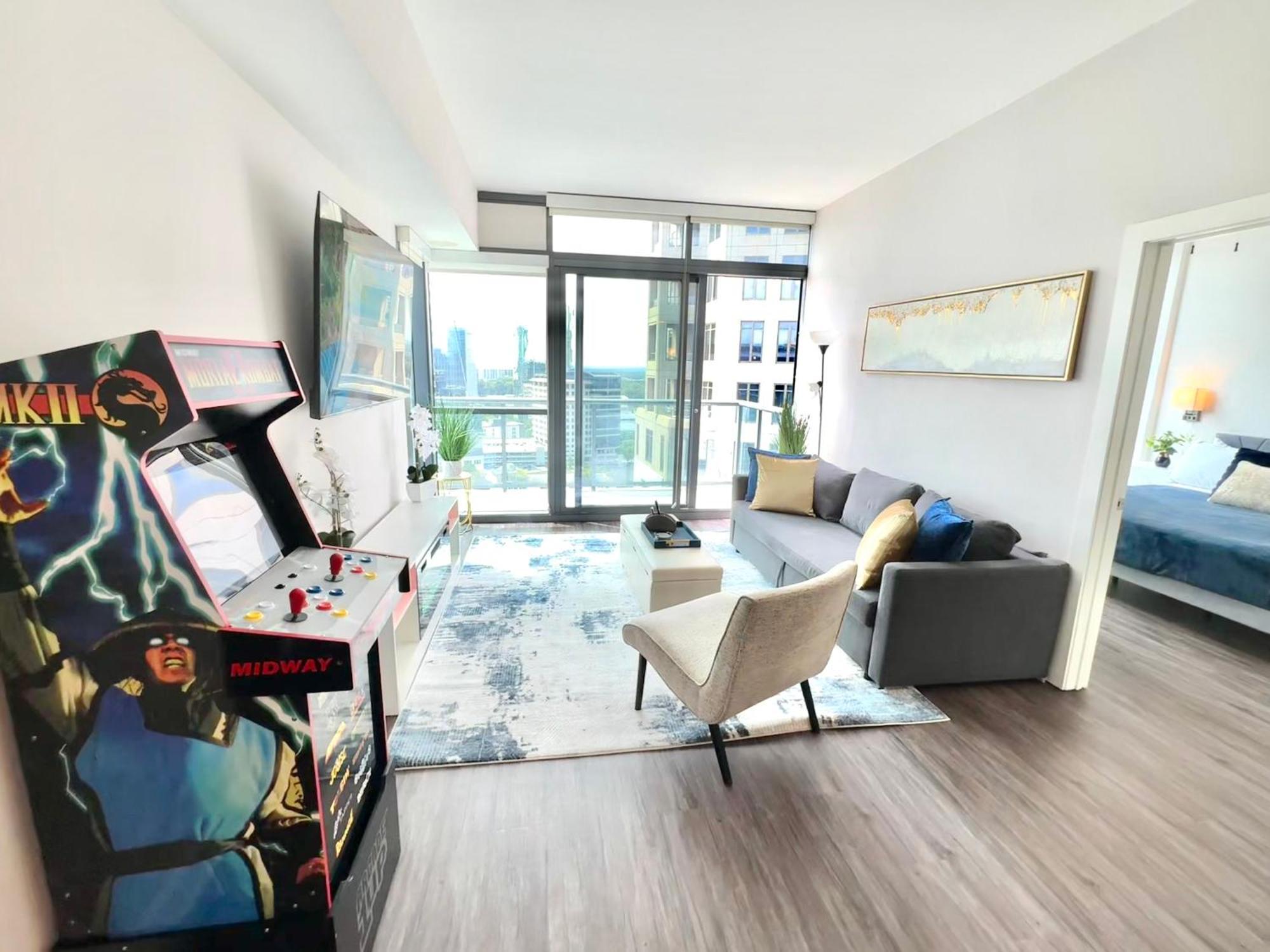 アトランタSkyline Retreat Penthouse, Top Floor, Year Round Pool, City View!アパートメント エクステリア 写真